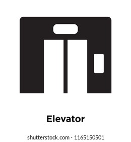Elevator icon vector isolated on white background, Elevator transparent sign , vacation symbols
