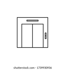 elevator icon vector sign symbol isolated