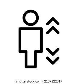 Elevator Icon Vector Symbol Design Illustration