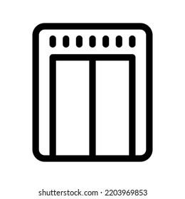 Ilustración de diseño de símbolo del vector de iconos del elevador
