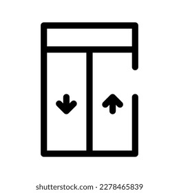 Elevator Icon Vector Symbol Design Illustration