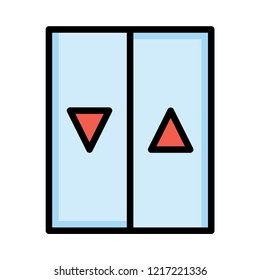 elevator   lift   arrow 