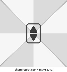 Elevator or lift buttons icon.