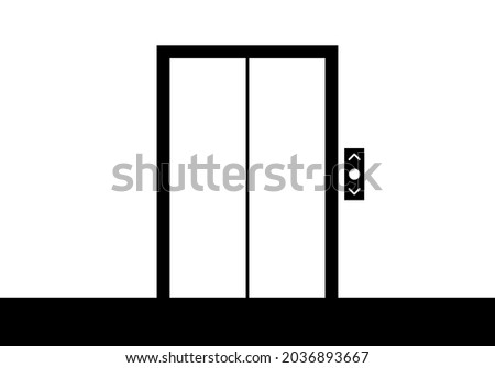 Elevator or lift concept. Vector illustration.