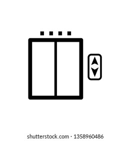 elevator or lift icon 
