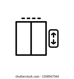 elevator, lift icon