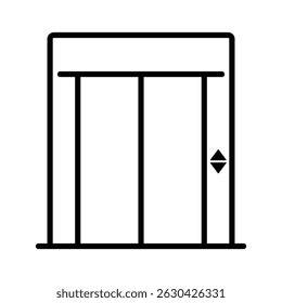 Aufzug Symbol Vektor Design Vorlage