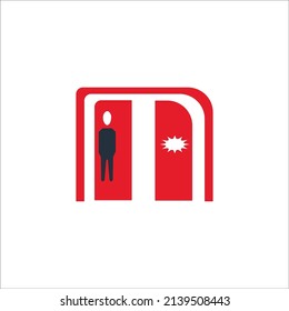 Elevator lift icon vector illustration