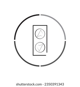 logotipo del ascensor y plantilla vectorial de diseño de símbolos