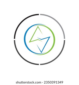 elevator logo and symbol design vector template