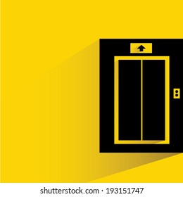 elevator, passenger lift symbol