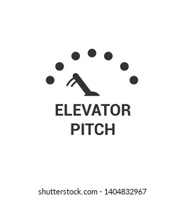 Elevator Pitch Modern Simple Vector Icon