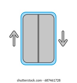 elevator service isolated icon