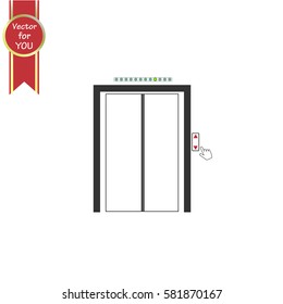 Elevator vector icon