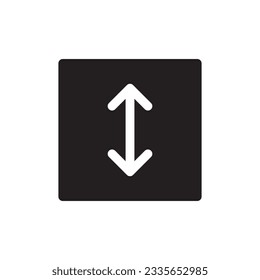 Elevator vector icon. Elevator flat sign design. Elevator symbol pictogram. UX UI icon