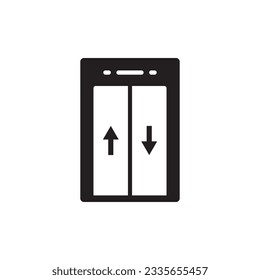 Elevator vector icon. Elevator flat sign design. Elevator symbol pictogram. UX UI icon