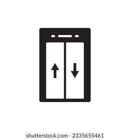 Elevator vector icon. Elevator flat sign design. Elevator symbol pictogram. UX UI icon