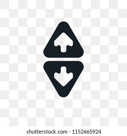 Elevator vector icon isolated on transparent background, Elevator logo concept