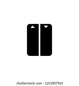 elevator vector icon. elevator sign on white background. elevator icon for web and app