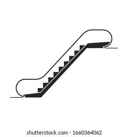 Elevator vector icon.Black vector icon isolated on white background elevator.
