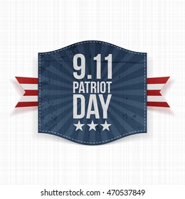 Eleventh September Patriot Day national Label