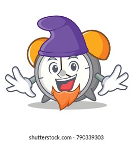 Elf alarm clock character cartoon