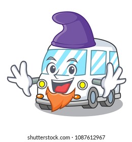 Elf ambulance character cartoon style