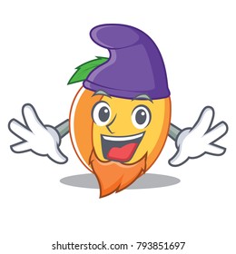 Elf apricot character cartoon style