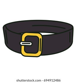 Elf belt isolated icon