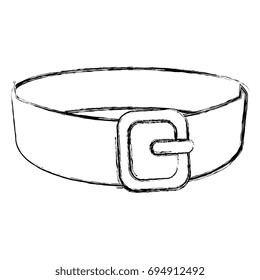 Elf belt isolated icon