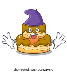 Elf birthday cake character cartoon