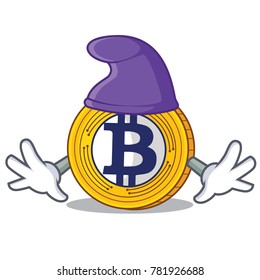 Elf Bitcoin Gold character cartoon