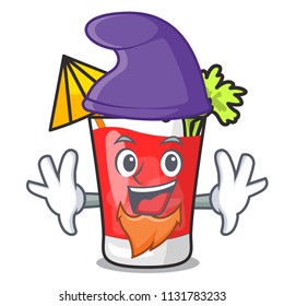 Elf bloody mary character cartoon