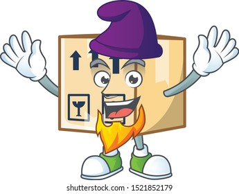 Elf box cardboard close for goods packaging