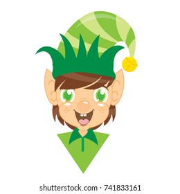 Elf Boy Avatar - Vector