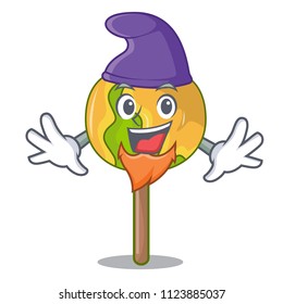 Elf candy apple character cartoon