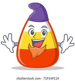 Elf candy corn character cartoon