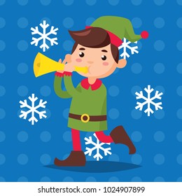 Elf cartoon boy cartoon series.