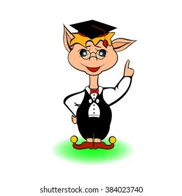 elf, cartoon character