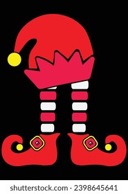 
ELF Chalkboard Christmas eps cut file for cutting machine