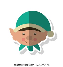 Elf of Christmas season design