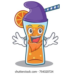 Elf cocktail character cartoon style vector illustration