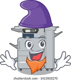 Elf copier machine in the cartoon shape
