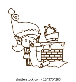 elf couple with fireplace avatar character