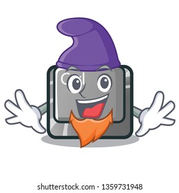 Elf ctrl button in the cartoon shape