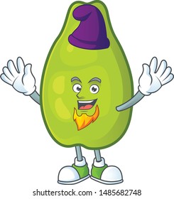 Elf cute papaya on a white background