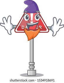 Elf danger with on the in cartoon