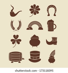 elf design over beige background vector illustration