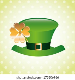 elf design over dotted background vector illustration