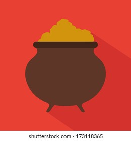 elf design over red background vector illustration